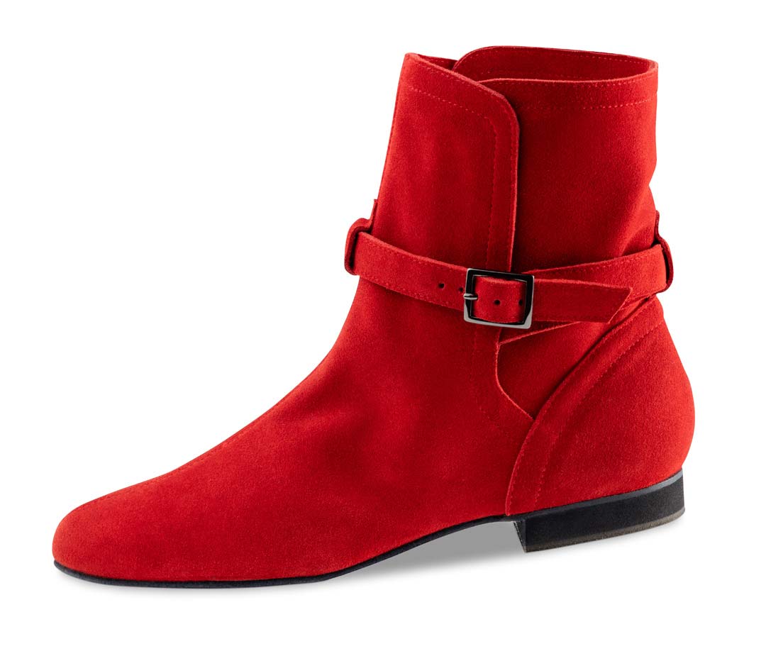 Bottes de danse rouge Linedance de Werner Kern avec talon de 1,5 cm