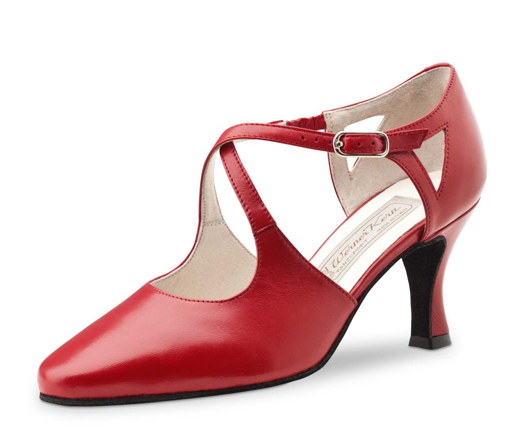 Chaussures de danse pour femmes Werner Kern Tango en rouge